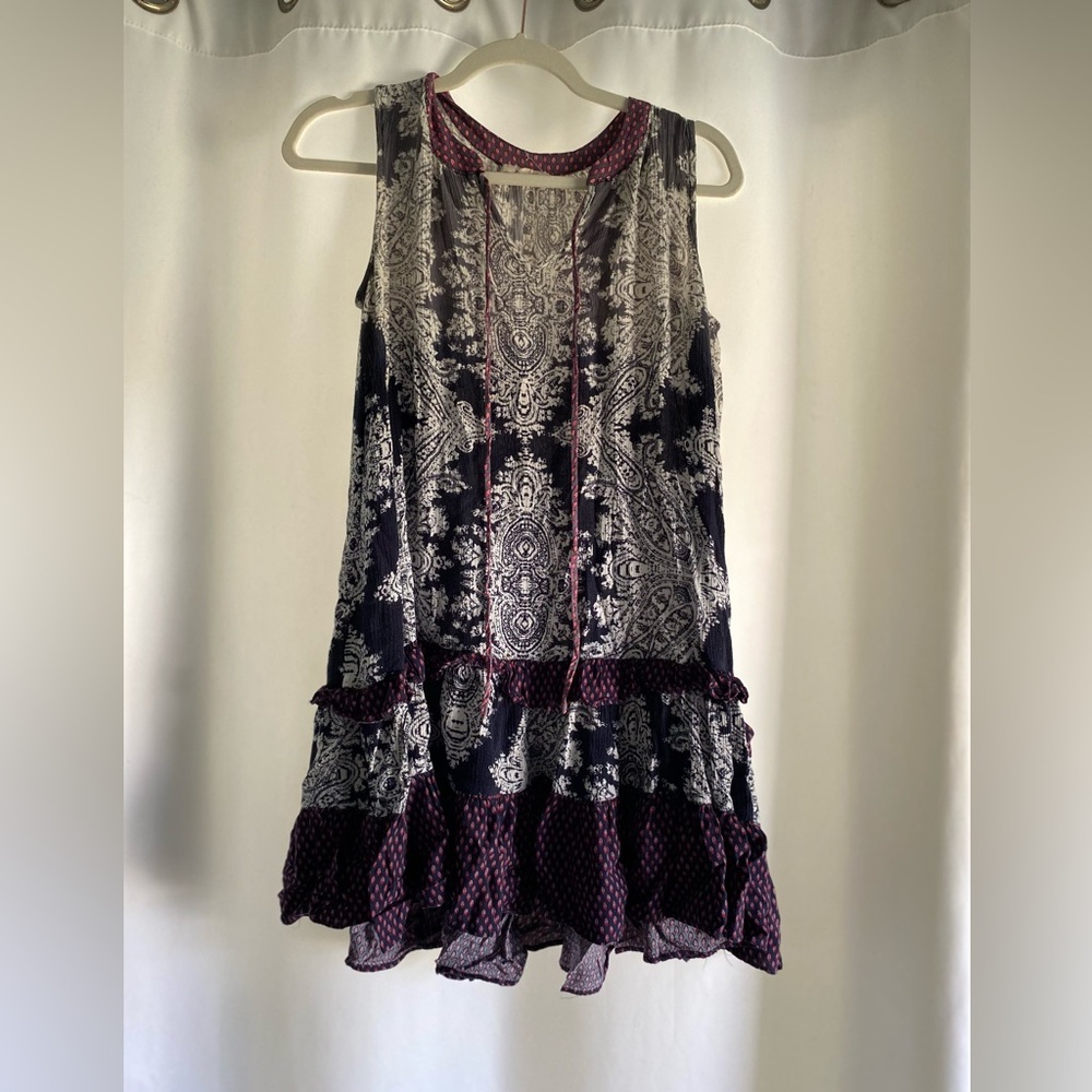 Flowing bohemian style dress